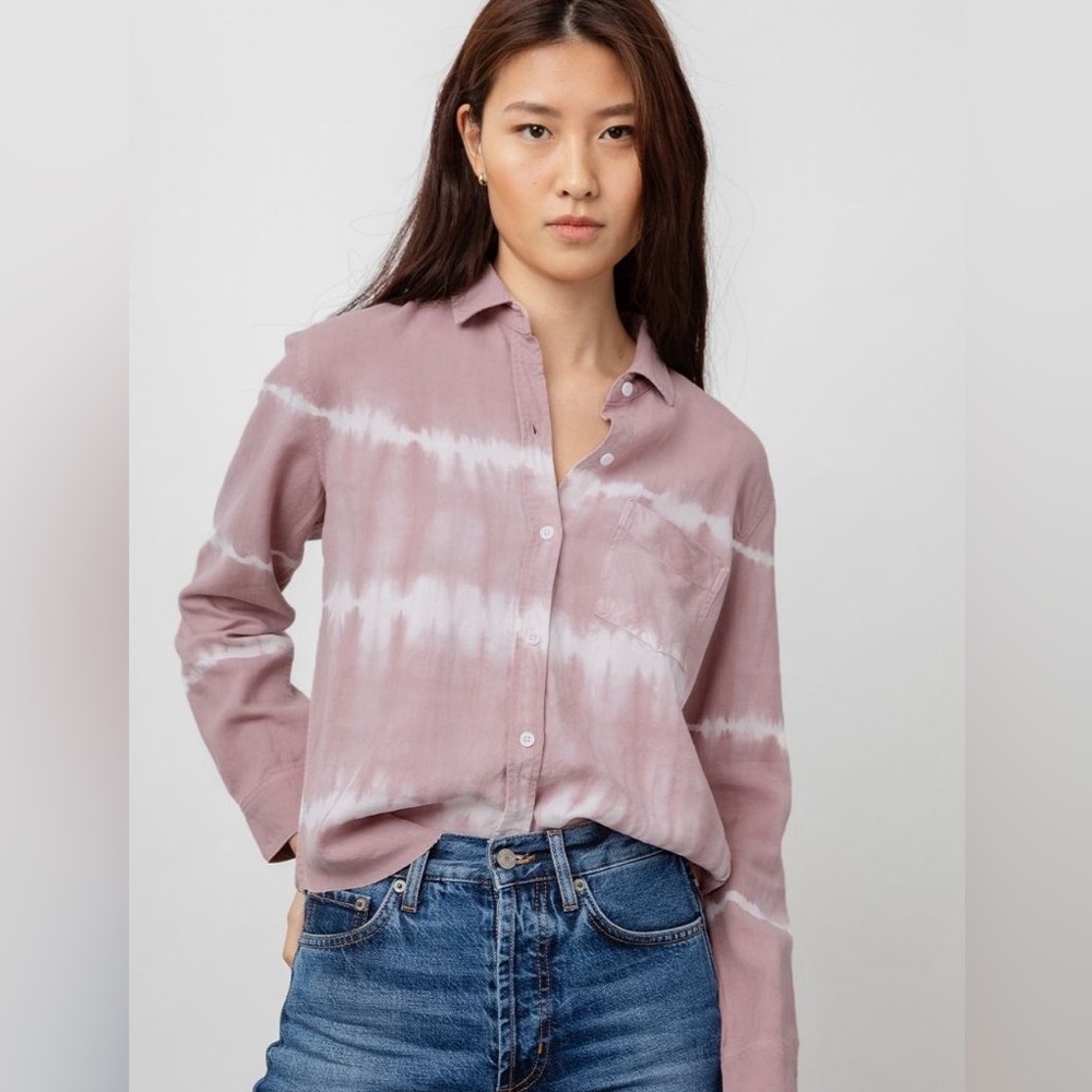 RAILS - INGRID RAW SHIRT Medium-NWT